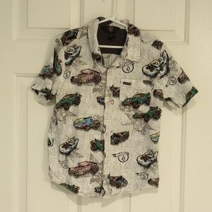 Volcom boys car button up shirt